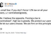 赵长鹏：强制将每笔 LUNC 交易销毁 1.2% 是中心化决策，币安将让用户进行选择-币圈最新消息