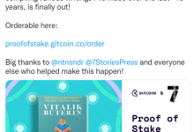 Vitalik Buterin 新书《Proof of Stake》已出版-币圈最新消息